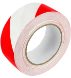 páska výstražná lepící červeno bílá 48 x 50 PVC 130-1961