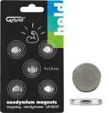 magnet neodymový  9mm GR-N509 5ks 130-1967