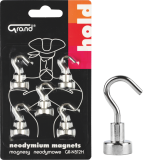 magnet neodymový 12mm s háčkem GR-N512H 5ks 130-1966