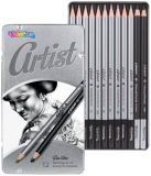 tužky grafitové umělecké Colorino Artist 12ks kovová krabička tužky grafitové umělecké Colorino Artist 12ks kovová krabička