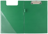 podložka A4 dvojdeska karton/PP s klipem zelená 009454