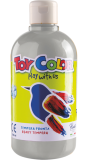 barva temperová Toy color 0.5 l metal stříbrná 25