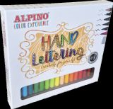 popisovače Alpino hand lettering set  30ks 000701