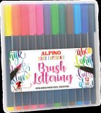 popisovače Alpino brush lettering 12ks 001054