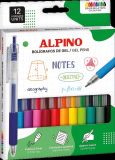 kul.pero gel Alpino multicolor 0,7mm 12barev 000500 kul.pero gel Alpino multicolor 0,7mm 12barev 000500