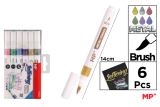 popisovače MP štětečkové Metal 6 bar. PP920 popisovače MP štětečkové Metal 6 bar. PP920
