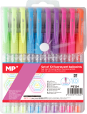 popisovač gel fluo 10ks PE124