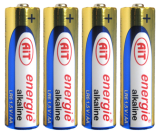 baterie AIT LR03 AAA alkalická 4ks - 189