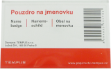 jmenovka klip / špendlik