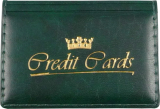 pouzdro na kreditní karty zelené*