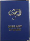 pouzdro na rybářské doklady modré