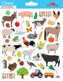 Samolepky CLS 211416 Farm animals