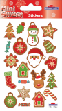 Samolepky vánoční MS 114556 Gingerbreads