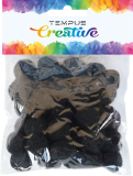 pom poms 20mm černý 50ks