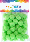 pom poms 20mm zelený světlý 50ks pom poms 20mm zelený světlý 50ks