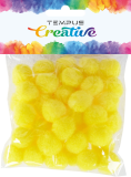 pom poms 20mm žlutý 50ks pom poms 20mm žlutý 50ks