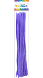 drát plyšový 30cm fialový 20ks