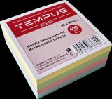 kostka barevná lepená 9x9cm 400 listů kostka barevná lepená 9x9cm 400 listů