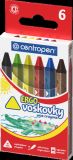 voskovky Centropen trojhranné 9531  6ks