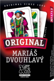 karty Mariáš dvouhlavé krajka papír.krab.