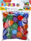 pom poms NC-885 30mm glitter mix 50ks pom poms NC-885 30mm glitter mix 50ks