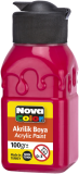 barva akrylová 100g červená NC-2011