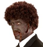 Widmann Paruka hnědé afro s vousy