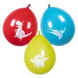 Boland Latexové balónky 6 ks motiv dinosaurus