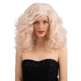 Carnival Toys Blond vlnitá paruka dámská s melírem