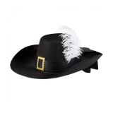 Boland Černý mušketýrský klobouk