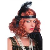 Carnival Toys Charlestonová paruka s čelenkou a peřím