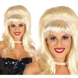 Fiestas Guirca Dámská blond paruka se stuhou 50´léta Fiestas Guirca Dámská blond paruka se stuhou 50´léta