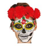 Fiestas Guirca Dámská maska Den mrtvých Fiestas Guirca Dámská maska Den mrtvých