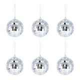 Boland Disco koule stříbrné 6ks