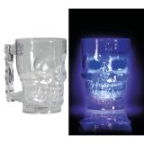 Fiestas Guirca Sklenice lebka se světlem 500 ml 10x14 cm Fiestas Guirca Sklenice lebka se světlem 500 ml 10x14 cm