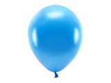 PARTYDECO Sada 10 modrých metalických balónků 30 cm