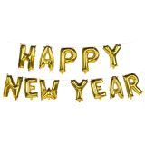 Boland Fóliová balónková girlanda 'Happy new year' (8 m)