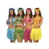 Boland Havajská souprava - sukně věnec náramky a čelenka : Varianta - Zelená