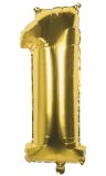 Boland Foliová číslice 1 zlatá -86 cm