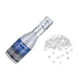 PARTYDECO Kanón se stříbrnými konfetami na šampaňské, 20,5 cm PARTYDECO Kanón se stříbrnými konfetami na šampaňské, 20,5 cm