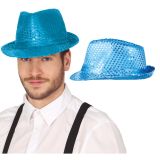 Fiestas Guirca Klobouk modrý s flitry