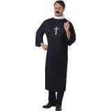 Smiffys Kostým kněze černý velikost M