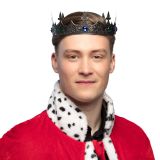 Boland Kovová koruna Královská stříbrná
