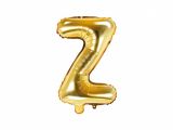 PartyDeco Foliové písmeno Z zlaté 35 cm