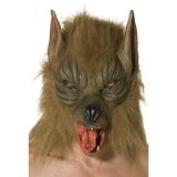 Smiffys Latexová maska vlka s chlupy