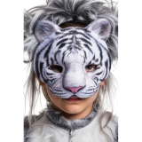 Carnival Toys Látková maska bílého tygra
