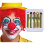 Fiestas Guirca Make-up v tyčinkách, mix barev 5x1,9 g Fiestas Guirca Make-up v tyčinkách, mix barev 5x1,9 g