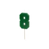 Narozeninová svíčka Lego číslo 8 zelená