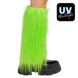 Boland Návleky na nohy Rave neonově zelené UV