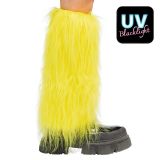 Boland Návleky na nohy Rave neonově žluté UV